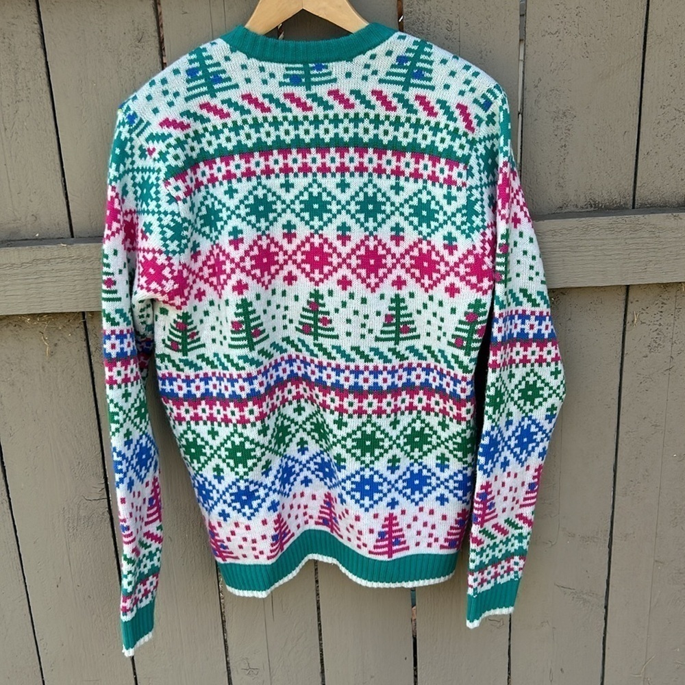 Blizzard Bay Unicorn Ugly Christmas Sweater Size Medium - Picture 5 of 6